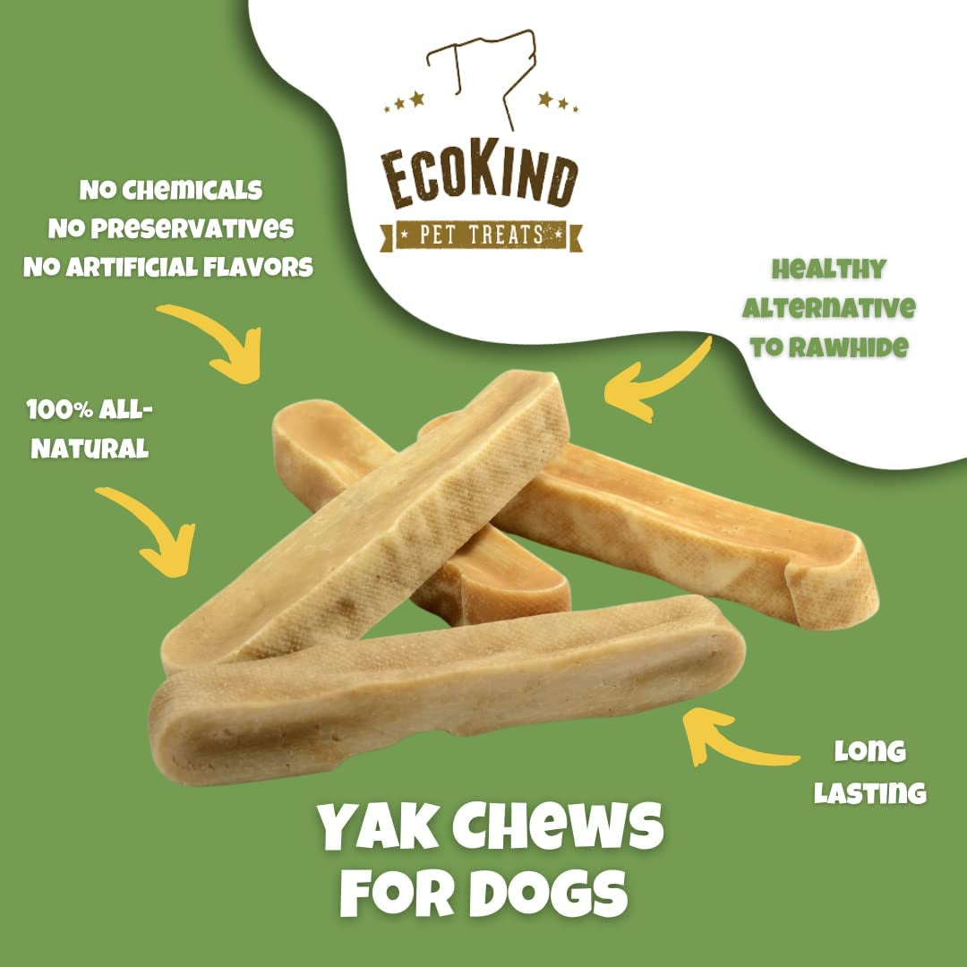 Premium Gold Himalayan Yak Cheese Dog Chew, Gluten Free, Lactose Free, All Natural Chews for Small to Large Dogs | Keeps Dogs Busy & Enjoying, Indoors & Outdoor Use, 1 Lb. Bag